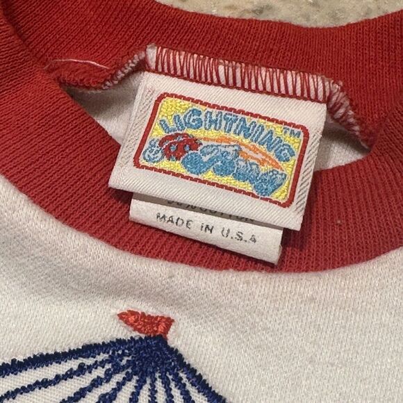 Vintage 3/6 Month One Piece Made In USA Carousel Merry Go Round - Picture 3 of 6